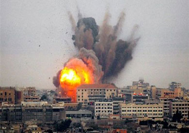 القصف الإسرائيلي على مدينة غزة – أرشيفية